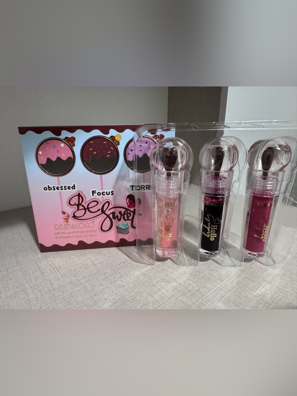 Be Sweet Lip Liner & Gloss Trio — Pink